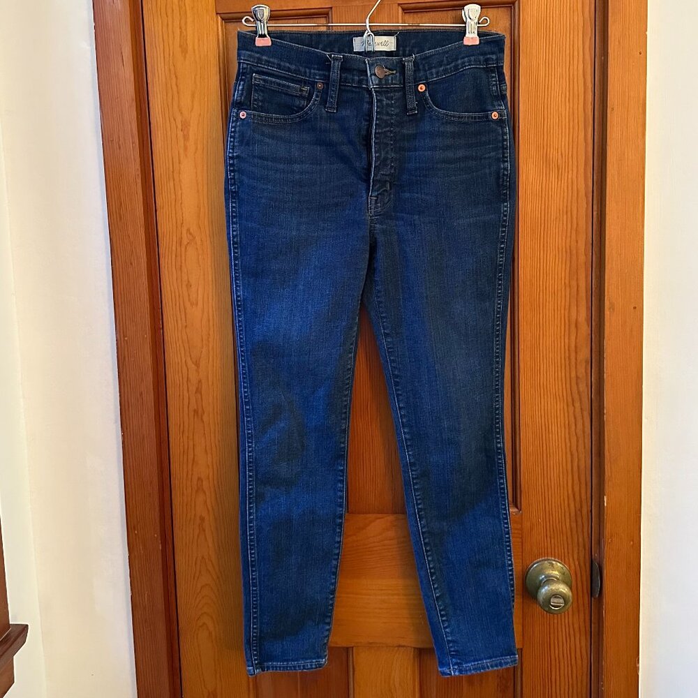 Madewell 10" High Rise Dark Wash Jeans - 27P